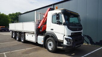 Volvo FMX 460 8x4 Tridem - valník s hydraulickou rukou - 2