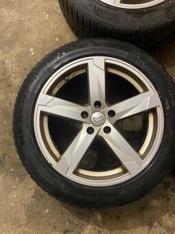 Alu kola Rondell 5x112, R18, zimní pneu - 2