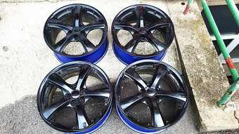 Černé ALU disky 18" 5x100 Octavia 1, Golf 4, Leon, A3 - 2