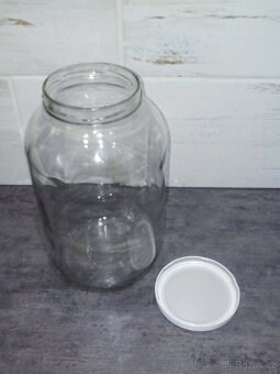 zavařovací sklenice 4L, šroubovací víčko - 2