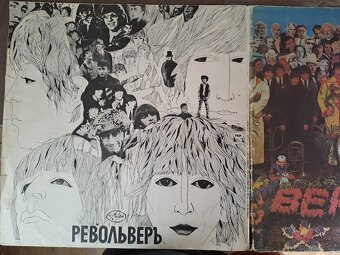 2x vinyl - Beatles - stg. Pepper - Revolver - 2