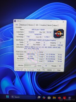Herní notebook Lenovo Legion Slim 7 15ACH6 RTX 3060 RYZEN 7 - 2