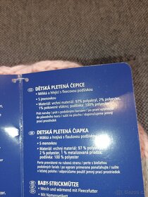 Dětská pletená čepice, 80-92, nová - 2