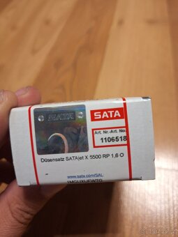 SATA tryska jet X 5500 RP 1,6 O
 - 2
