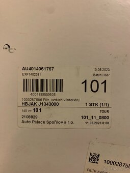 Mazda 323 Filtr vzduchu v interiéru - 2