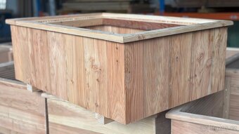 Modřínový vyvýšený záhon 90x62x35 - 2