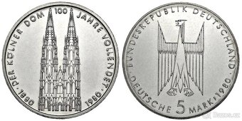 5 Marek Německo 1979 - 1986 pamětní mince, výběr cena za ks - 2