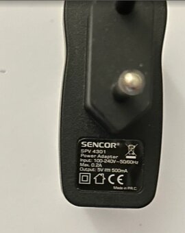 USB Nabíječka SENCOR, Výstup: 5 V / 0,5 A - 2
