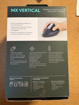 Logitech MX Vertical – ergonomická myš (vadné kolečko) - 2