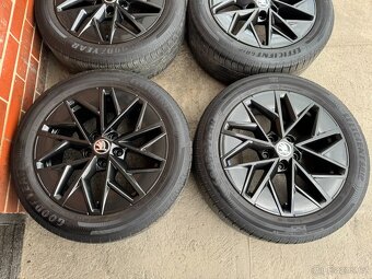 Alu 17" 5x112 , škoda " PULSAR " letní 75% O4 , TOP - 2