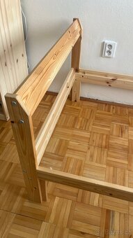 Prodám postel IKEA Neiden 200x90 s roštem Luröy - 2