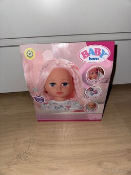 Nová kreativní česací hlava Baby born - 2