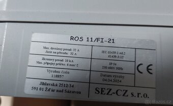 Stavební rozvaděč SEZ ROS-11/FI 21 - 2