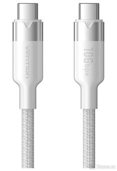 Vention USB 3.2 Gen 2 Type-C kabel 0,5 m – bílý - 2
