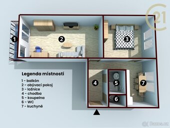 Prostorný byt 2+1 ve Velkých Opatovicích – ul. Pod Strážnicí - 2