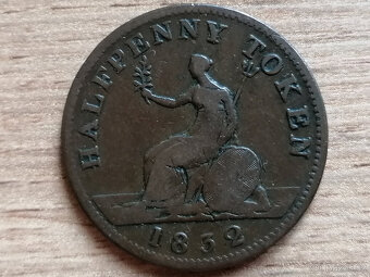 1/2 Penny 1832 Upper Canada koloniální mince Horní Kanada - 2
