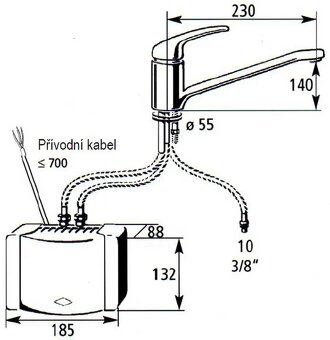CLAGE M4/EKM Ohřívač vody - 2
