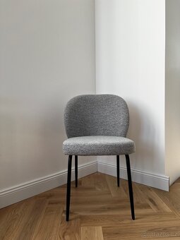 Nové designové židle šedé - 2