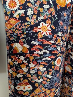 Modré komon kimono - 2