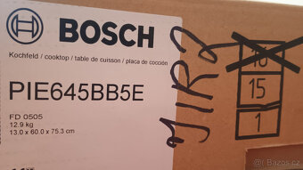 Indukční varná deska Bosch Serie 4 PIE645BB5E černá NOVÁ - 2