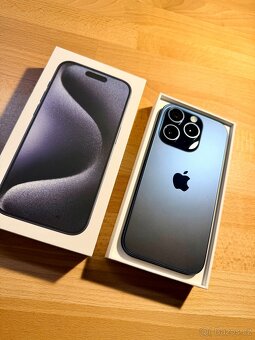 iPhone 15 Pro 256GB modrý / blue titan - 2
