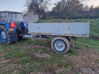 Brzdena vlecka za traktor s TP - 2