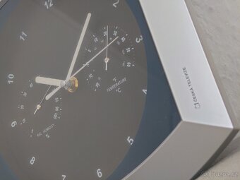 Nástěnné hodiny s teploměrem a vlhkoměrem Quartz - 2
