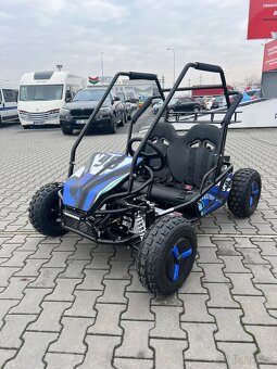 Nová Dětská elektro Buggy až 2500w 2 Mista Modrá - 2