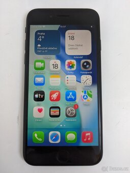 iPhone SE 2020 128gb Black. Baterie 100%. Záruka 6 měsíců. - 2
