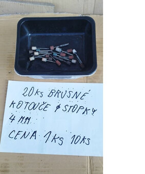 Brusné kotouče Ø stopky 4mm - 20 ks - 2