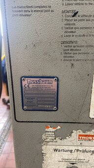 Dvousloupový hydraulický zvedak Nussbaum 4t - 2