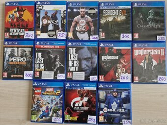 Playstation 4 slim 500gb s originál ovladačem + kabeláž - 2