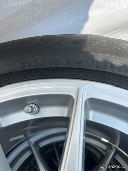 NOVÁ Alu kola Porsche 5x130 R18+nové pneu 275/45/18 M+S - 2