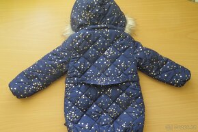 Bunda se srdíčky, H+M, vel. 116 - nová - 2