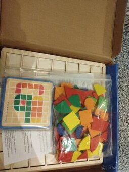 Dřevěná mozaiková stavebnice - 2