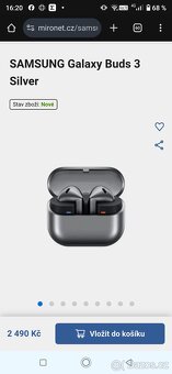 SAMSUNG Galaxy Buds 3 Silver - 2