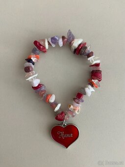 Nový krásný náramek - srdce Hana - 2