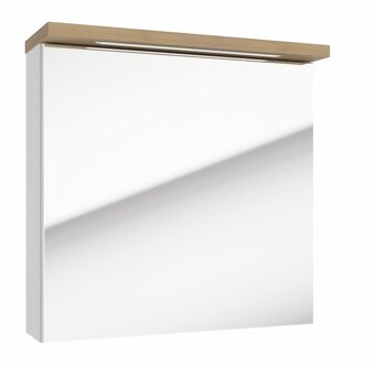 Zrcadlová skříňka bílá LESK - 2