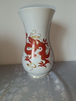 Starožitná váza - Čínský drak - 2