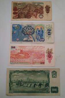 Sada československých bankovek - 2