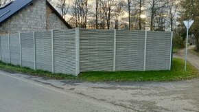 Betonová deska linea šedá / grafit - 2