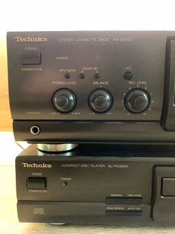 Tape Deck Technics RS-BX501 a CD Technics SL-PG380A - 2