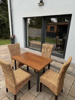 🪑Jídelní stůl a jídelní židle 4 ks abak🍽️ - 2