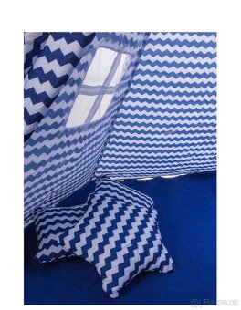 Dětský stan /teepee do pokojíčku Zig Zag - 2