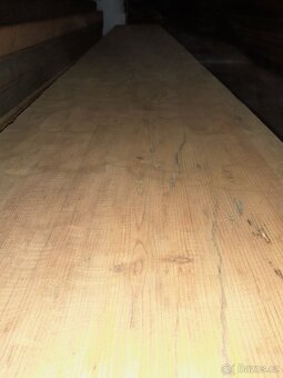 Prodám extra široké podlahové fošny. - 2