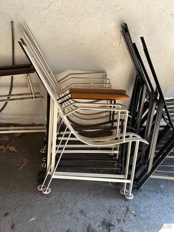 Bytelné kovové nohy pro zahradní nábytek – více variant - 2