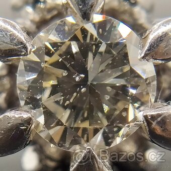 LUXUSNÍ PLATINOVÝ DIAMANTOVÝ PRSTEN SOLITÉR 0.40 CT - 2