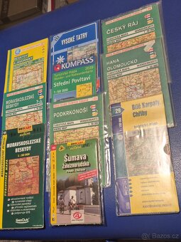 Mapy - turistické, cyklomapy, zimní, vinostezky - 2