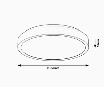 LED Koupelnové stropní svítidlo - 2