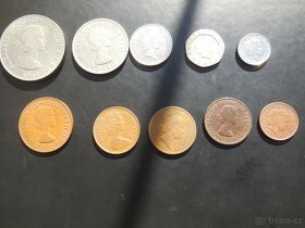 Staré mince Velká Británie. - 2